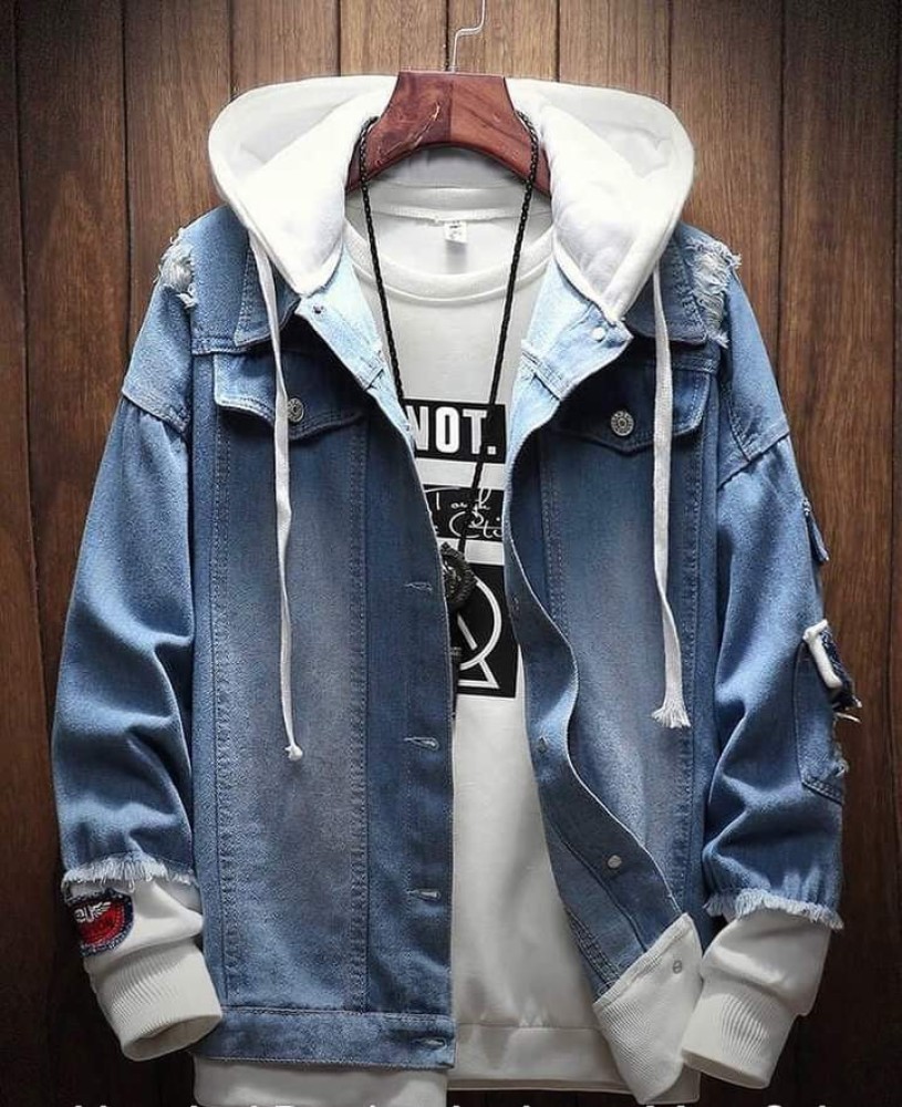 Hoodie denim jackets